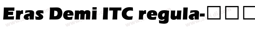 Eras Demi ITC regula字体转换
